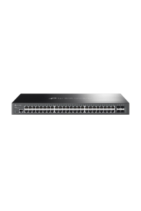 TP-Link Omada SG3452 síťový přepínač Řízený L2+ Gigabit Ethernet (10/100/1000) 1U Černá Obrázok pre TP-Link Omada SG3452 síťový přepínač Řízený L2+ Gigabit Ethernet (10/100/1000) 1U Černá