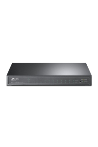TP-Link TL-SG2210P Řízený L2 Gigabit Ethernet (10/100/1000) Podpora napájení po Ethernetu (PoE) Černá Obrázok pre TP-Link TL-SG2210P Řízený L2 Gigabit Ethernet (10/100/1000) Podpora napájení po Ethernetu (PoE) Černá
