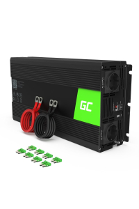 Obrázok pre Green Cell INV19 zdroj/transformátor Auto 1500 W Černá