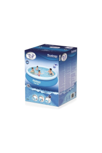 Bestway Fast Set 57273 nadzemní bazén Nafukovací bazén Kulatý 5377 l Modrá Obrázok pre Bestway Fast Set 57273 nadzemní bazén Nafukovací bazén Kulatý 5377 l Modrá