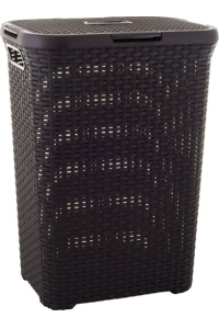 Curver Style 144873 prádelní koš 60 l Čtverec Ratan Hnědá Obrázok pre Curver Style 144873 prádelní koš 60 l Čtverec Ratan Hnědá