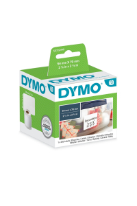 DYMO LW velké multifunkční štítky, bílý papír, 70x54mm Obrázok pre DYMO LW velké multifunkční štítky, bílý papír, 70x54mm