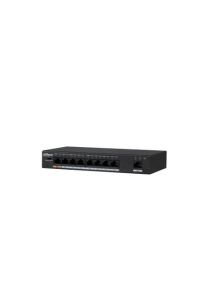 Dahua Technology PFS3009-8ET-96 Nespravované L2 Fast Ethernet (10/100) Podpora napájení po Ethernetu (PoE) Černá Obrázok pre Dahua Technology PFS3009-8ET-96 Nespravované L2 Fast Ethernet (10/100) Podpora napájení po Ethernetu (PoE) Černá