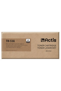 Actis Tonerová kazeta TH-53A (náhrada za HP 53A Q7553A, Canon CRG-715; standardní; 3000 stran; černá) Obrázok pre Actis Tonerová kazeta TH-53A (náhrada za HP 53A Q7553A, Canon CRG-715; standardní; 3000 stran; černá)