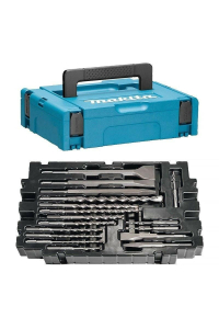 MAKITA DRILL BIT SET SDS + CHISELS 17pcs. IN THE MAKPAC SUITCASE Obrázok pre MAKITA DRILL BIT SET SDS + CHISELS 17pcs. IN THE MAKPAC SUITCASE