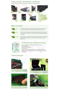 Obrázok pre Prosperplast IKST380C-S411 Compogreen kompostér 380 l