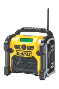 Obrázok pre DeWALT DCR020-QW rádio Cestovní Digitální Černá, Žlutá