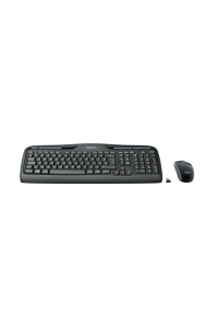Logitech MK330 klávesnice Obsahuje myš Kancelář USB QWERTZ Německý Černá Obrázok pre Logitech MK330 klávesnice Obsahuje myš Kancelář USB QWERTZ Německý Černá