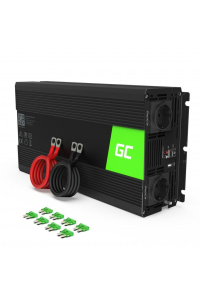 Green Cell INV11 zdroj/transformátor Auto 2000 W Černá Obrázok pre Green Cell INV11 zdroj/transformátor Auto 2000 W Černá