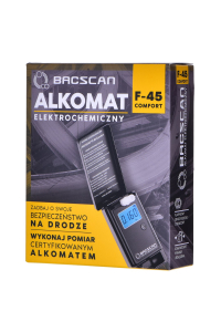Obrázok pre BACscan F-45 alkohol tester 0 - 4% Černá