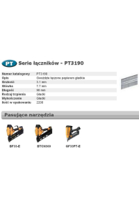 BOSTITCH GWOŹDZIE PT 33` 90mm 2.2M Obrázok pre BOSTITCH GWOŹDZIE PT 33` 90mm 2.2M