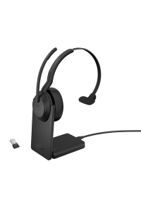 Obrázok pre Jabra Evolve2 55 Sluchátka s mikrofonem Bezdrátový Přes hlavu Kancelář / call centrum USB typu C Bluetooth Černá