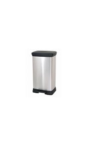 Obrázok pre CURVER PEDAL WASTE BIN 50L /IML METALLIZED