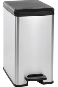 Obrázok pre CURVER WASTE BIN SLIM BIN 25L /IML METALLIZED
