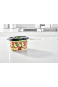 FoodSaver FFC022X skaldovací nádoba na potraviny Oválný Krabice 1,2 l Černá, Průhledná 1 kusů Obrázok pre FoodSaver FFC022X skaldovací nádoba na potraviny Oválný Krabice 1,2 l Černá, Průhledná 1 kusů