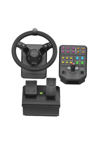 Obrázok pre Logitech G 945-000062 herní ovladač Černá USB Volant + Pedály Analogový/digitální PC