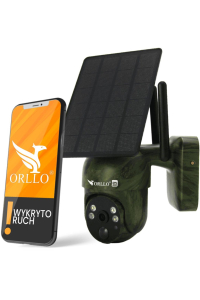 Obrázok pre Orllo Wireless 4G LTE Rotating IP Camera with Solar Panel ORLLO TZ1 MORO