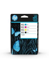 HP 953 - 4 pakker - sort, gul, cyan, m Obrázok pre HP 953 - 4 pakker - sort, gul, cyan, m