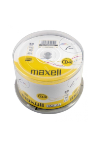 Maxell CD-R 80/700MB XL 52x 50p 50 kusů Obrázok pre Maxell CD-R 80/700MB XL 52x 50p 50 kusů