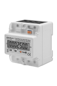 Qoltec 50900 Třífázový elektronický měřič spotřeby energie | 400V | LCD | 4P | DIN lišta Obrázok pre Qoltec 50900 Třífázový elektronický měřič spotřeby energie | 400V | LCD | 4P | DIN lišta