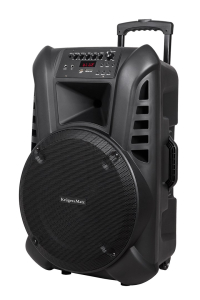 Active Speaker Cabinet (with 2 wireless microphones UHF, SD, Bluetooth, FM, USB) 60 Watt Obrázok pre Active Speaker Cabinet (with 2 wireless microphones UHF, SD, Bluetooth, FM, USB) 60 Watt