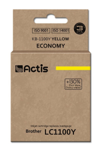 Obrázok pre Actis KB-1100Y inkoust (náhrada za Brother LC1100Y/980Y; standardní; 19 ml; žlutý)