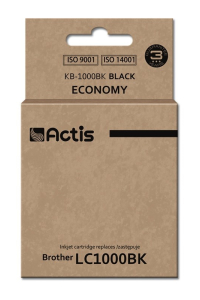 Obrázok pre Actis KB-1000BK Inkoust (náhradní Brother LC1000BK/LC970BK; standardní; 36 ml; černý)