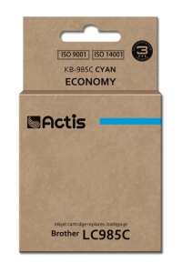 Obrázok pre Actis KB-985C inkoust (náhrada za Brother LC985C; standardní; 19,5 ml; modrý)
