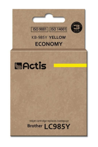 Obrázok pre Actis KB-985Y inkoust (náhrada za Brother LC985Y; standardní; 19,5 ml; žlutý)