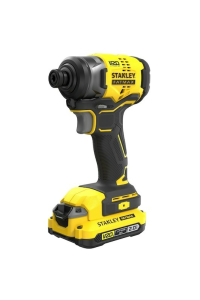 Stanley SFMCF810D2K-QW AKU/rázový šroubovák 2800 ot/min Černá, Žlutá Obrázok pre Stanley SFMCF810D2K-QW AKU/rázový šroubovák 2800 ot/min Černá, Žlutá