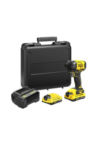 Stanley SFMCF810D2K-QW AKU/rázový šroubovák 2800 ot/min Černá, Žlutá Obrázok pre Stanley SFMCF810D2K-QW AKU/rázový šroubovák 2800 ot/min Černá, Žlutá