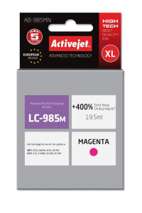 Obrázok pre Activejet Inkoust AB-985MN (náhradní inkoust Brother LC985M; Supreme; 19,5 ml; červený)