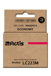 Obrázok pre Actis KB-223M inkoust (náhrada za Brother LC223M; standardní; 10 ml; červený)