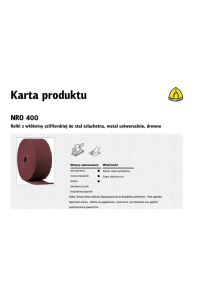Obrázok pre KLINGSPOR ROLKA Z WŁÓKNINY 150mm  NRO 400 /10mb *