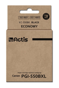 Obrázok pre Actis Inkoust KC-550Bk (náhrada za Canon PGI-550BK; standardní; 23 ml; černý)