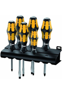 Wera 932/6 Kraftform Sada Standardní šroubovák Obrázok pre Wera 932/6 Kraftform Sada Standardní šroubovák