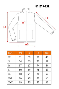Obrázok pre NEO tools 81-217-XXL pracovní oděv Bunda