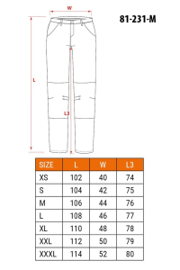 Obrázok pre NEO tools 81-231-M ochranné kalhoty