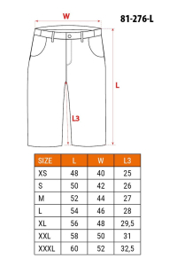 Obrázok pre NEO tools 81-276-L ochranné kraťasy