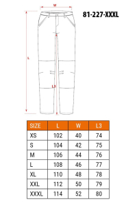 NEO tools 81-227-XXXL ochranné kalhoty Obrázok pre NEO tools 81-227-XXXL ochranné kalhoty