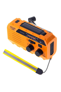 Adler solar radio with hand crank Obrázok pre Adler solar radio with hand crank