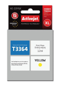 Obrázok pre Activejet Inkoust AE-33MNX (náhradní inkoust Epson 33XL T3363; Supreme; 12 ml; červený)