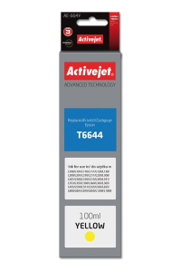 Obrázok pre Activejet Lahvička s inkoustem AE-664Y pro tiskárnu Epson, Náhradní inkoust Epson T6644; Supreme; 100 ml; žlutý