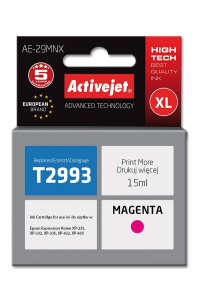 Obrázok pre Activejet Inkoust AE-29MNX (náhradní inkoust Epson 29XL T2993; Supreme; 15 ml; červený)