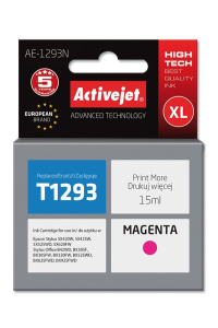 Activejet Inkoust AE-1293N (náhradní inkoust Epson T1293; Supreme; 15 ml; červený) Obrázok pre Activejet Inkoust AE-1293N (náhradní inkoust Epson T1293; Supreme; 15 ml; červený)