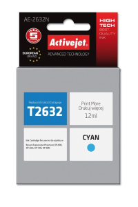 Obrázok pre Activejet Inkoust AE-2632N (náhradní inkoust Epson 26 T2632; Supreme; 12 ml; modrý)