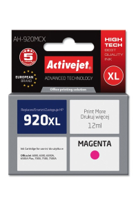 Obrázok pre Activejet Inkoust AH-920MCX (náhradní inkoust HP 920XL CD973AE; Premium; 12 ml; červený)