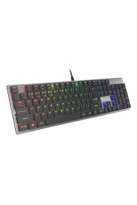 GENESIS Thor 420 RGB klávesnice Hraní USB QWERTY US Mezinárodní Stříbrná Obrázok pre GENESIS Thor 420 RGB klávesnice Hraní USB QWERTY US Mezinárodní Stříbrná