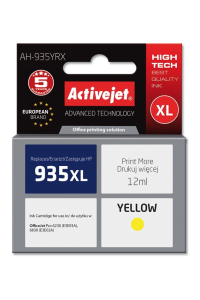 Activejet AH-935YRX (náhradní inkoust HP 935XL C2P26AE; Premium; 12 ml; žlutý) Obrázok pre Activejet AH-935YRX (náhradní inkoust HP 935XL C2P26AE; Premium; 12 ml; žlutý)
