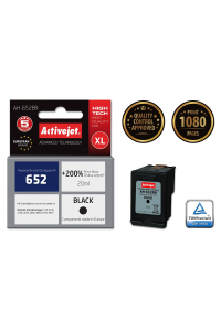 Obrázok pre Activejet AH-652BR Inkoust (náhrada za HP 652 F6V25AE; Premium; 20 ml; černý)